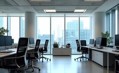 Commercial photo of office space