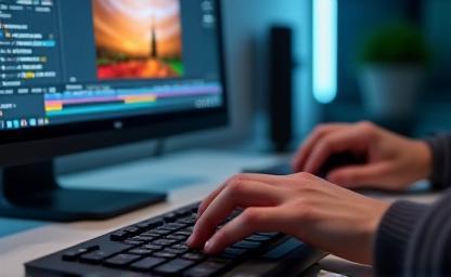 Photo editing software interface