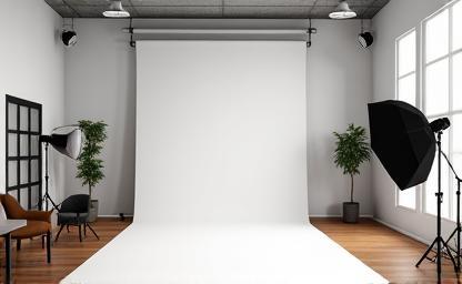 Interior of a photography studio for rent